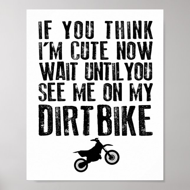 Baby Nursery Dirtbike MX Toddler Print (Front)