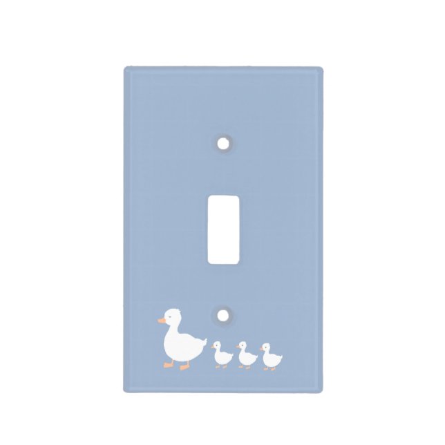 Baby Nursery Duckling Light Switch Cover (Front)