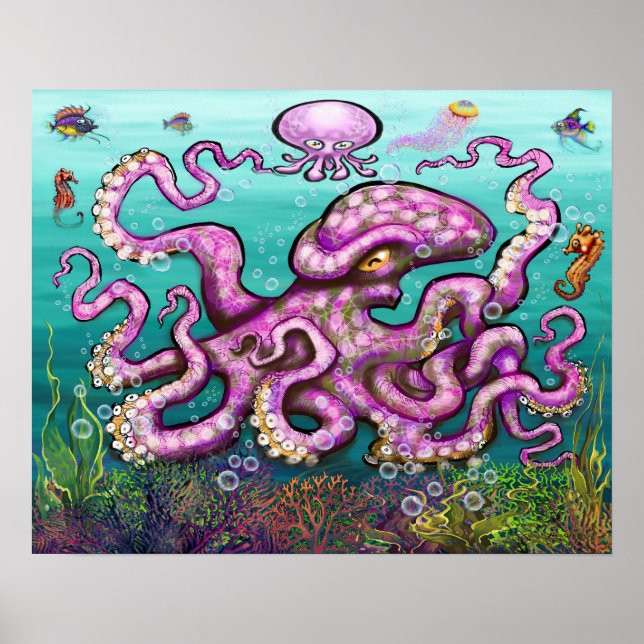 Baby Octopus Poster (Front)