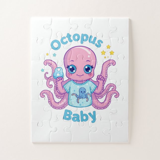 Baby Octopus Puzzle (Vertical)