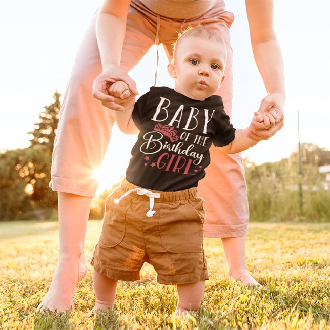 Baby of the Birthday Girl Custom Squad Matching Baby Bodysuit (Creator Uploaded)