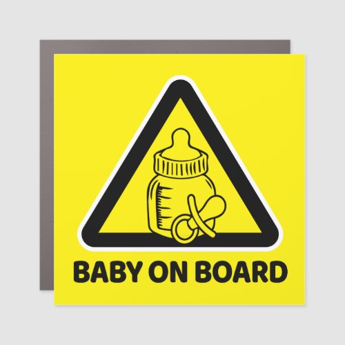 Baby on Board Baby Safety Sign Car Sticker _ 2