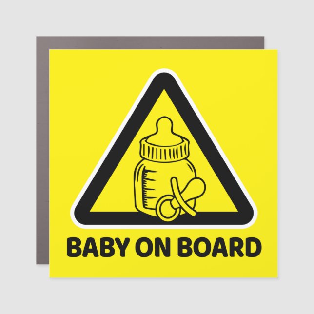 Baby on Board Baby Safety Sign Car Sticker - 2 (Front)
