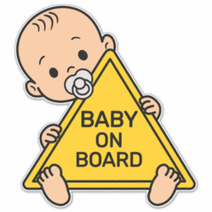 Baby on Board Baby Safety Sign Car Window Bumper Sticker