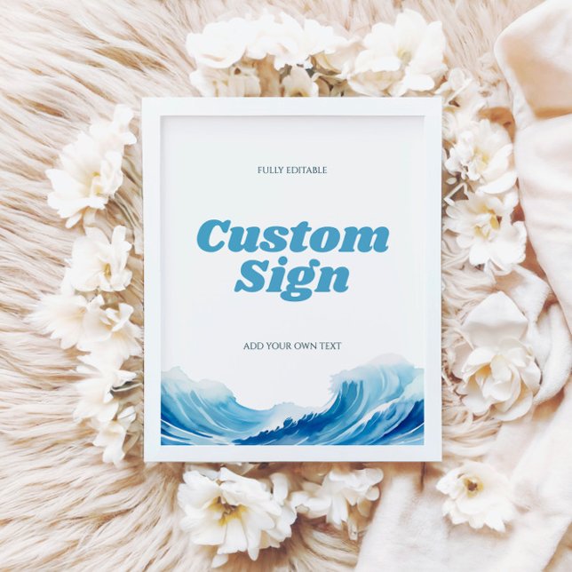 Baby on Board Baby Shower Custom Sign (Creator Uploaded)