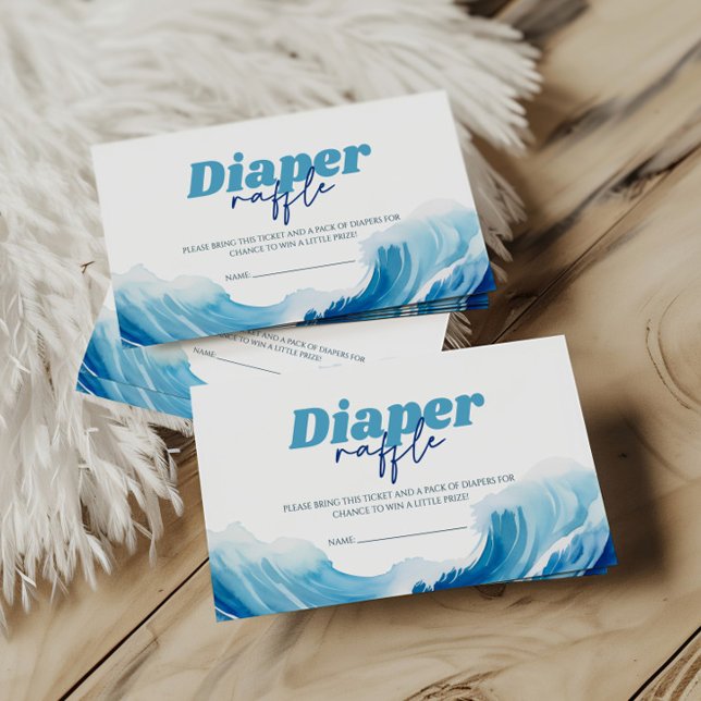 Baby on Board Baby Shower Diaper Raffle Enclosure Card (Creator Uploaded)