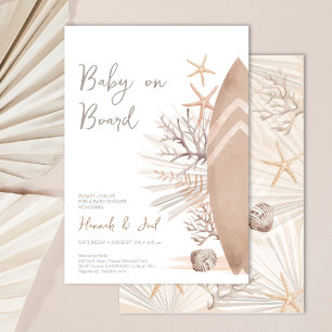 Baby on Board Baby Shower Invitation