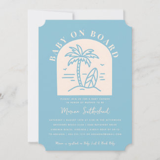 Baby on Board Baby Shower Invitation