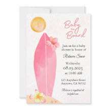 Baby on Board Baby Shower Invitation