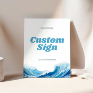 Baby on Board Baby Shower Sign