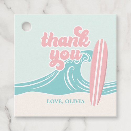 Baby on Board Baby Shower Thank You Favor Tag