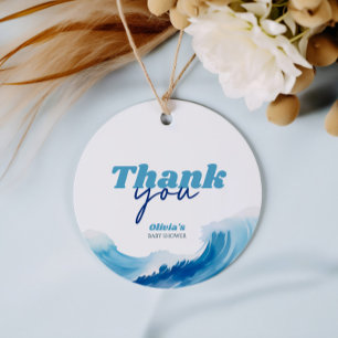Baby on Board Baby Shower Thank You Favor Tags