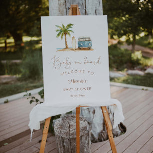 Baby On Board Baby Shower Welcome 