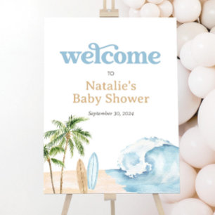 Baby on Board Baby Shower Welcome Sign, Printable