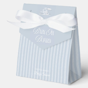 Baby on board beach baby shower favor boxes