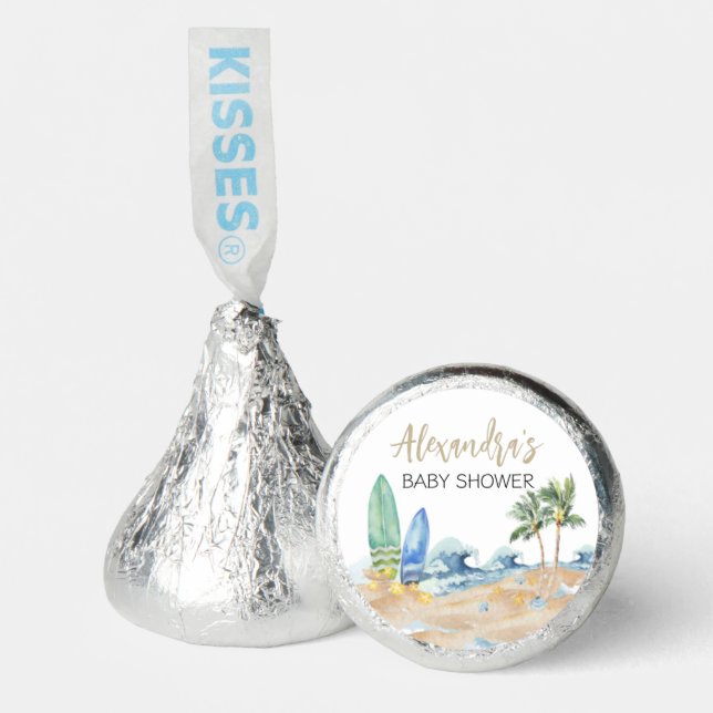 Baby on Board Beach Baby Shower Hershey®'s Kisses® (Front)