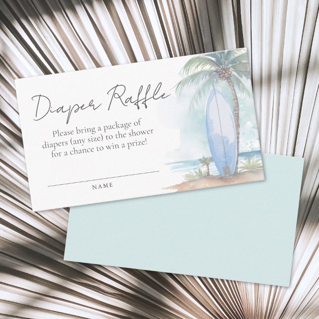 Baby On Board Beach Diaper Raffle Enclosure Card (Baby On Board Beach Diaper Raffle Enclosure Card)