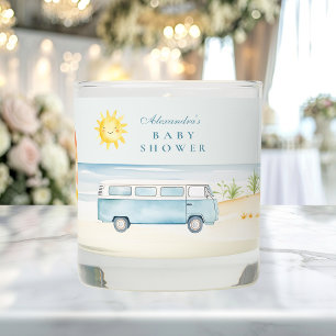 Baby on Board Beach Surf Baby Shower Scented Candle