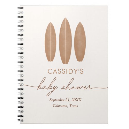 Baby on Board Boho Baby Shower Guest Book