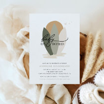 Baby On Board Boho Beach Surf Neutral Baby Shower Invitation