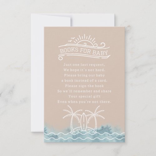 Baby On Board Book Request Pink Baby Shower Invitation