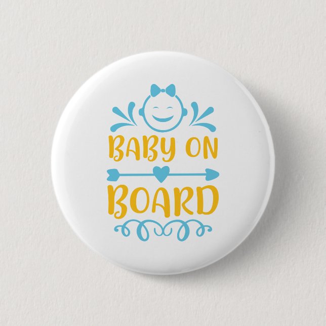 Baby On Board Button (Front)