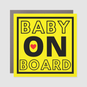 Baby on Board  Car Magnet