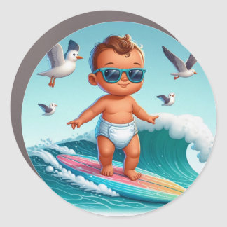 Baby on board car magnet