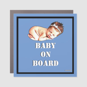 Baby On Board Car Magnet - HAMbyWG
