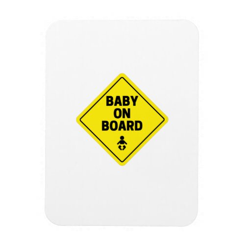 Baby on board magnet