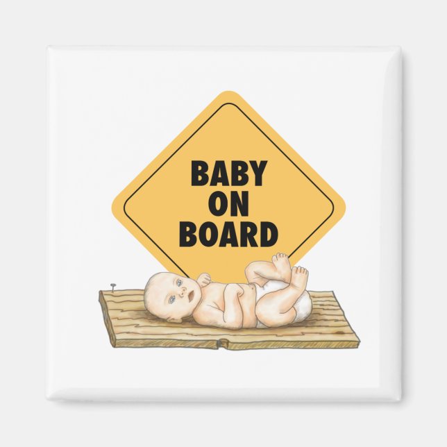 Baby on Board Magnet (Front)
