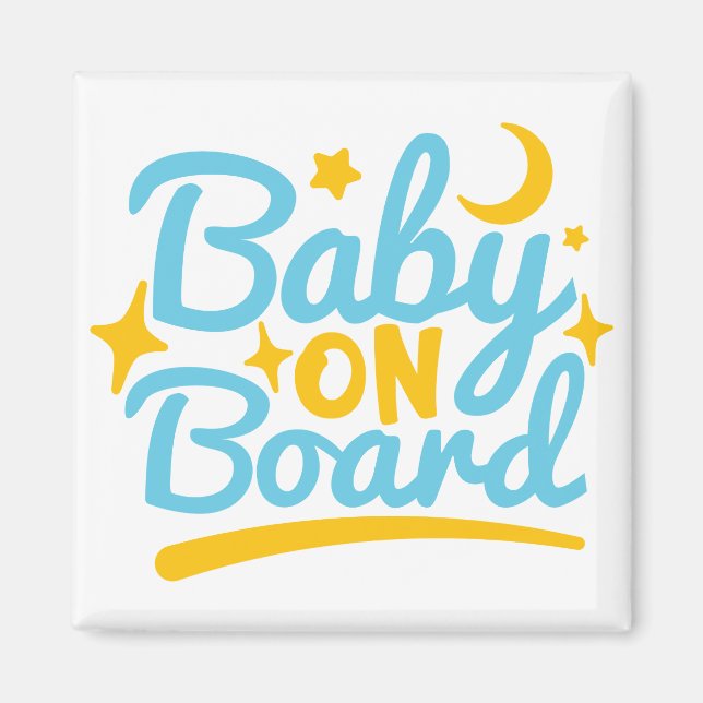 Baby On Board Magnet (Front)