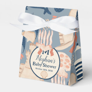 Baby on Board Nautical Baby Boy Shower Favor Boxes