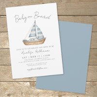Baby On Board Nautical Baby Shower