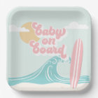 Baby on Board Pink Beach Baby Shower