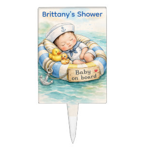 Baby on Board Shower Cake Topper