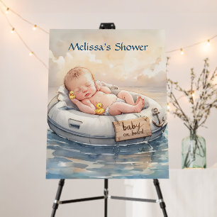 Baby on Board Shower Sign