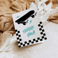 Baby on Board Skateboard Baby Shower Thank You