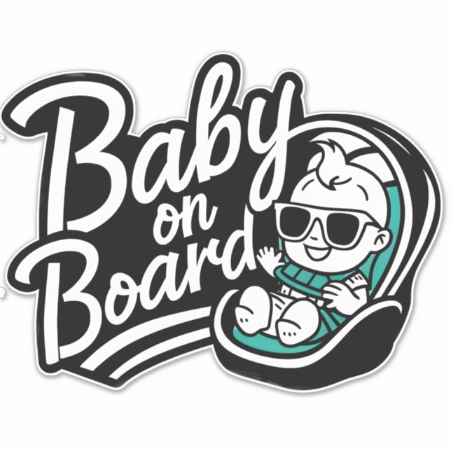 Baby On Board Sticker (Front)