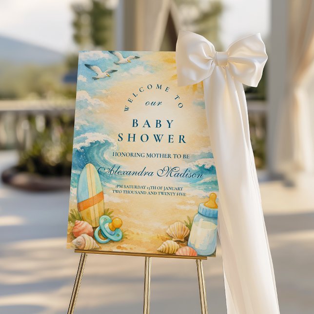 Baby On Board Surf Baby Shower (Creator Uploaded)