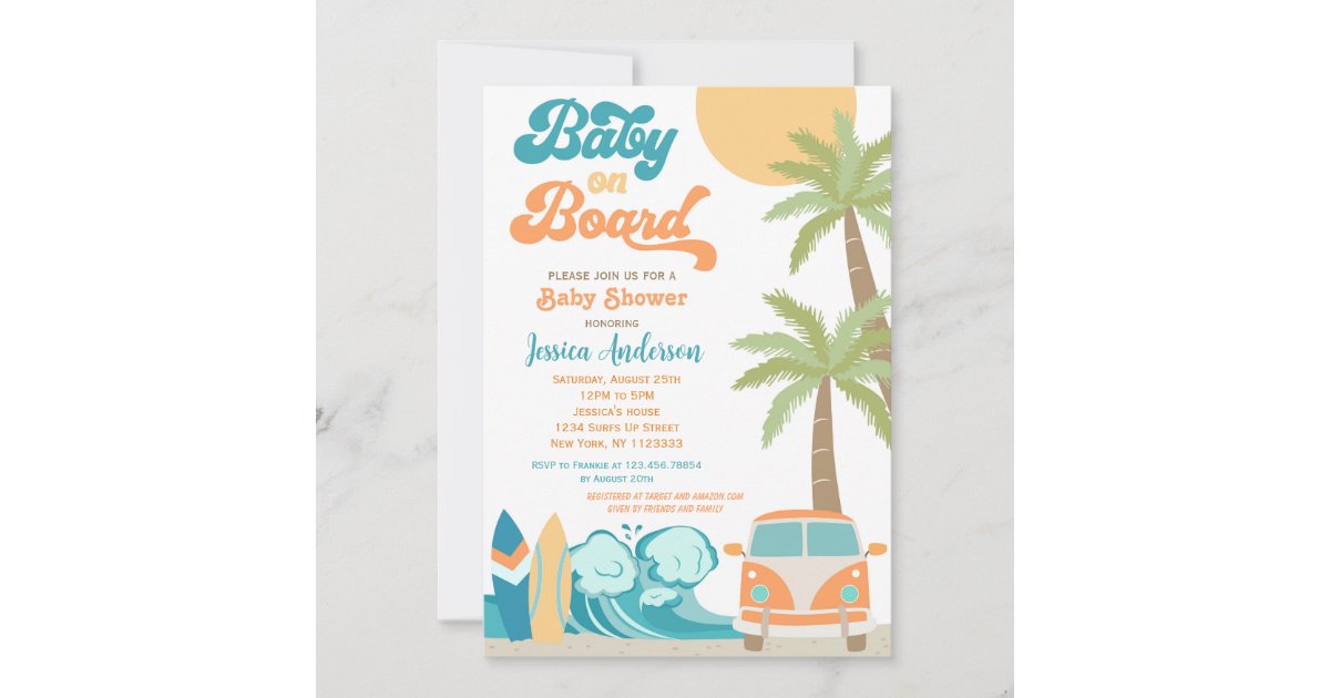  Surf Baby Shower