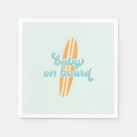 Baby on Board Surf Beach Baby Shower