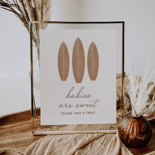 Baby on Board Surfboard Babies are Sweet Sign