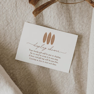 Baby on Board Surfboard Display Shower Enclosure Card