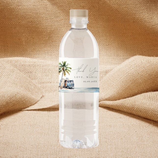 Baby on Board, surfing Books for Baby Water Bottle Label (Creator Uploaded)