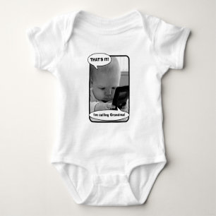 Baby on Cell Phone Bodysuit