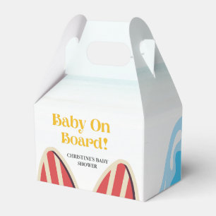 Baby on on board beach baby shower thank you favor boxes