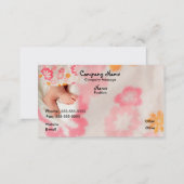 Baby on Pink Business Card (Front/Back)