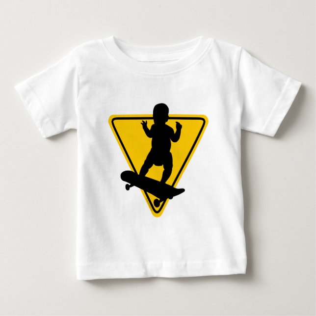 Baby on (Skate) Board Baby T-Shirt