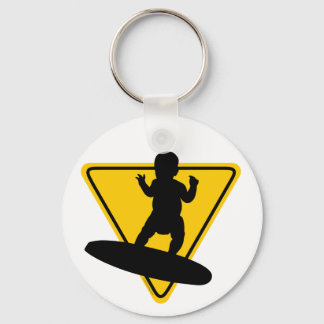 Baby on (Surf) Board Keychain